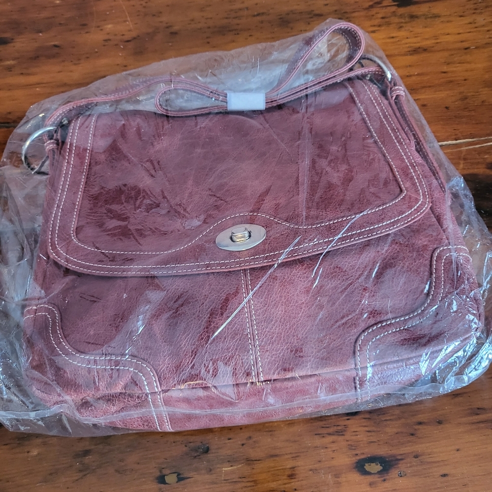Brand new Soprano leather bag